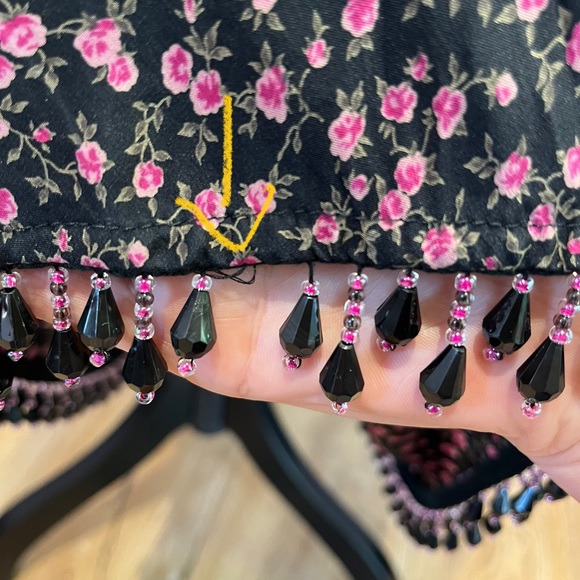 Vintage Betsey Johnson silk dress size M - Picture 7 of 8